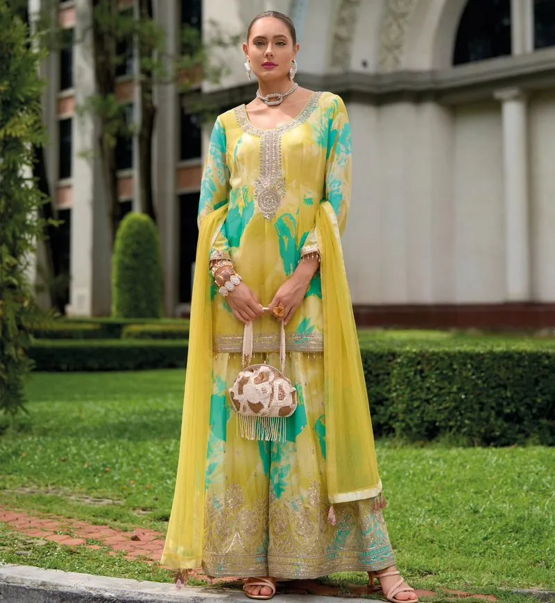 Your Choice Ginni Series 1001 To 1004 Chinon Wholesale Designer Salwar Suit Collection