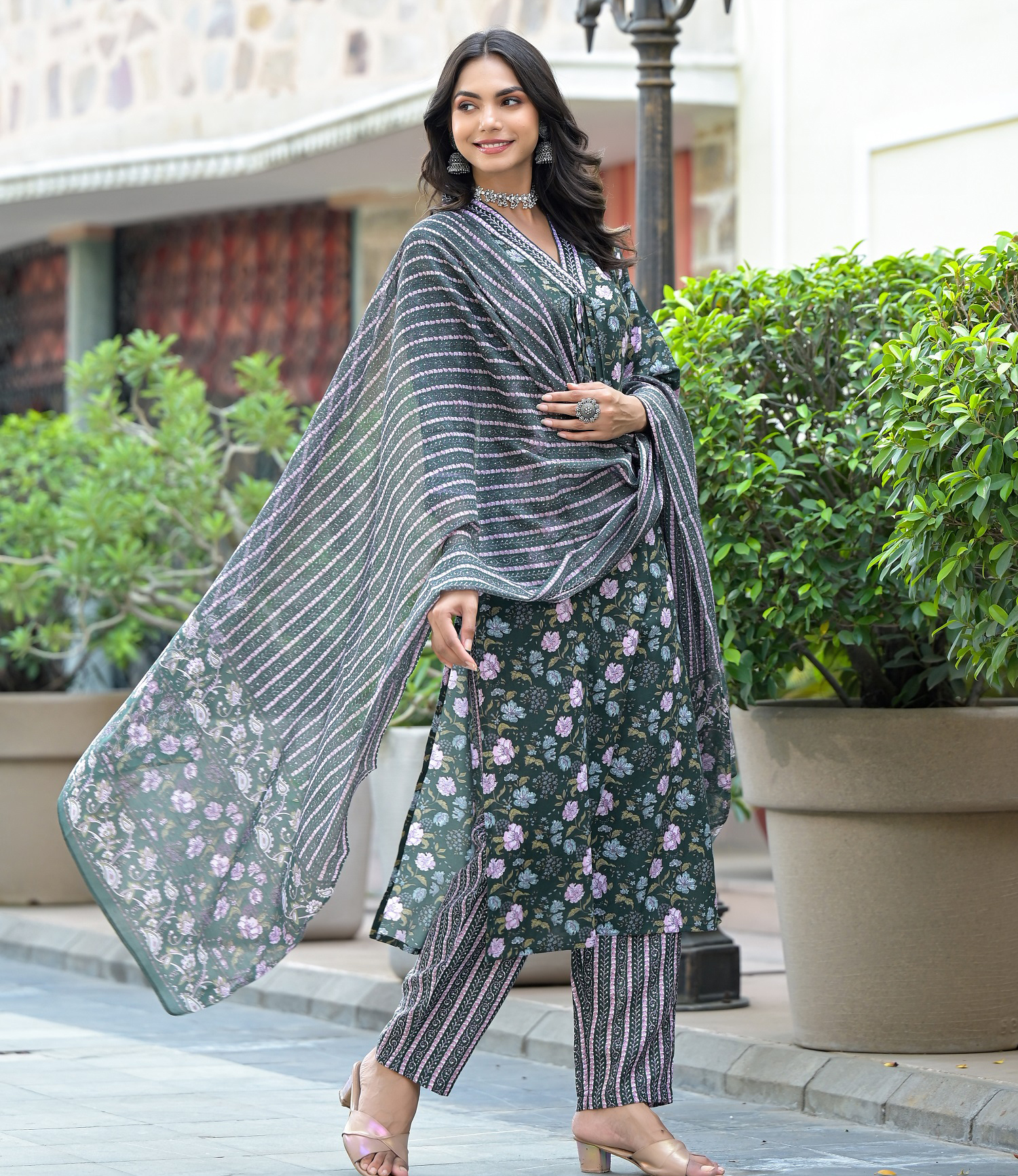 Dhruvi 201 Rayon Wholesale Readymade Salwar Suit Collection