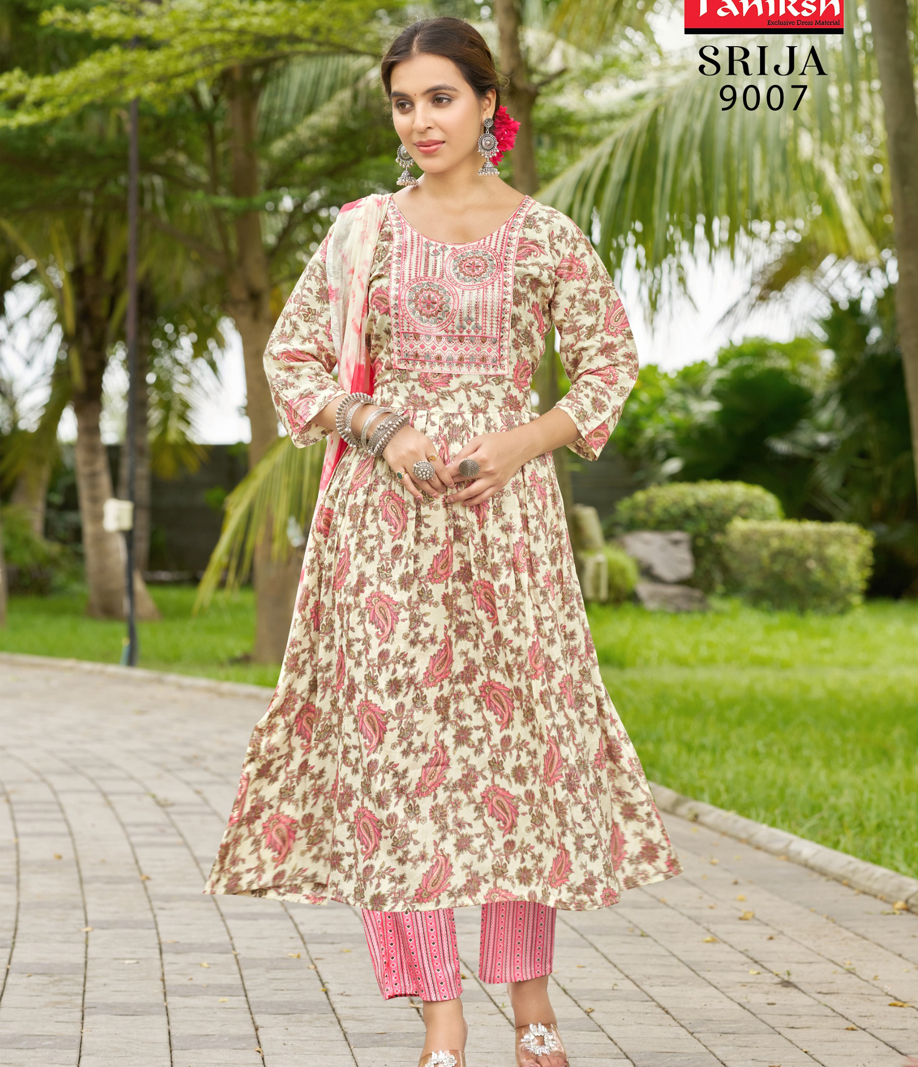 Taniksh Srija Vol 9 Rayon Printed Wholesale Readymade Salwar Suit Collection