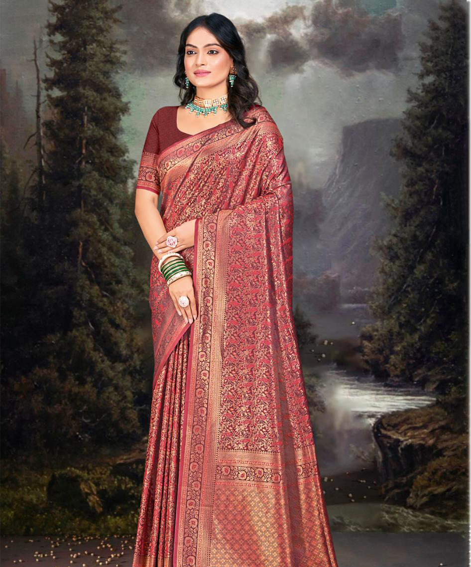 Bunawat Rajwadi Vol 06 Designer Banarasi Silk Wholesale Fancy Sarees Collection