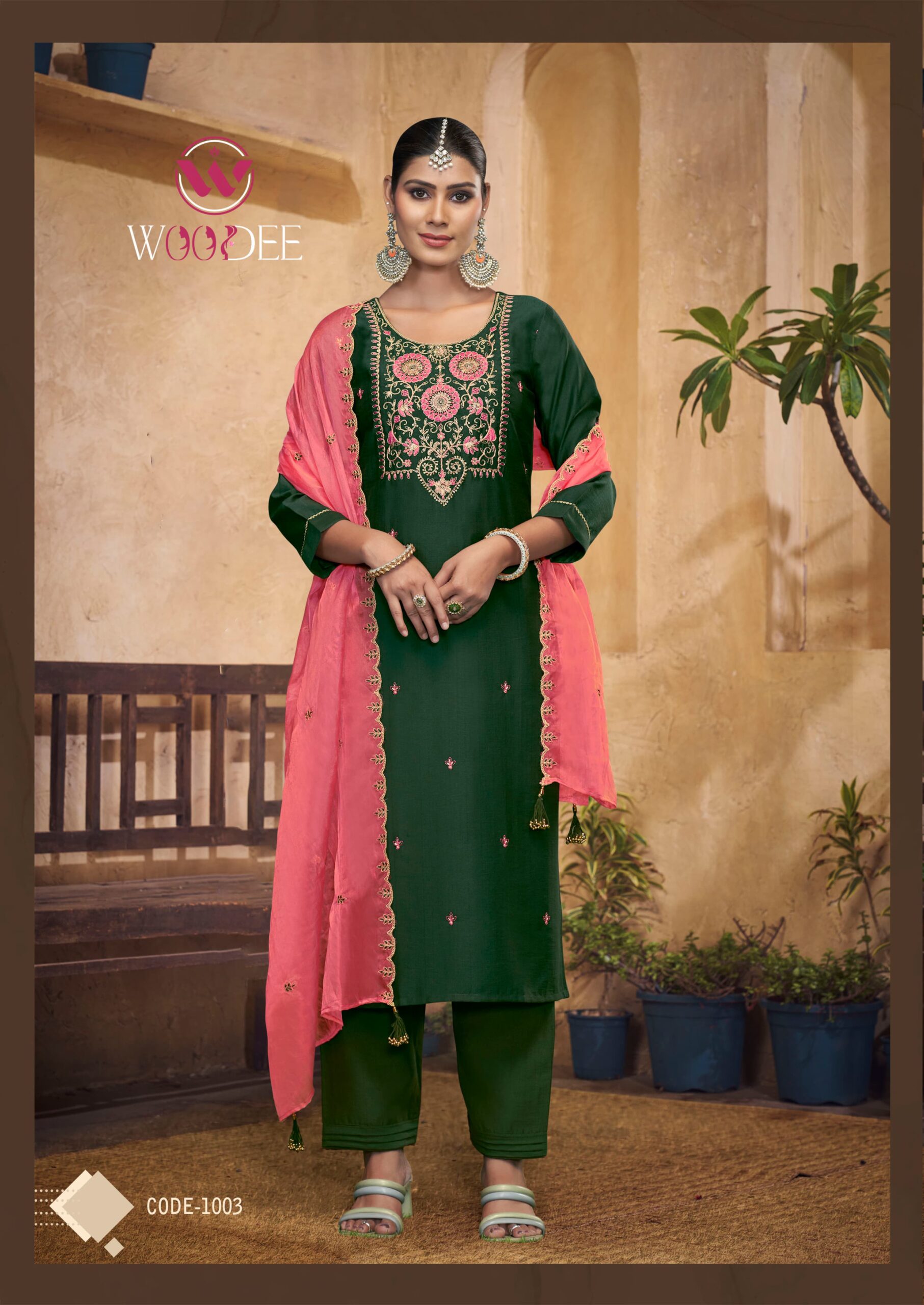 Woodee Albeli Viscose Silk Wholesale Readymade Salwar Suit Collection - Image 6