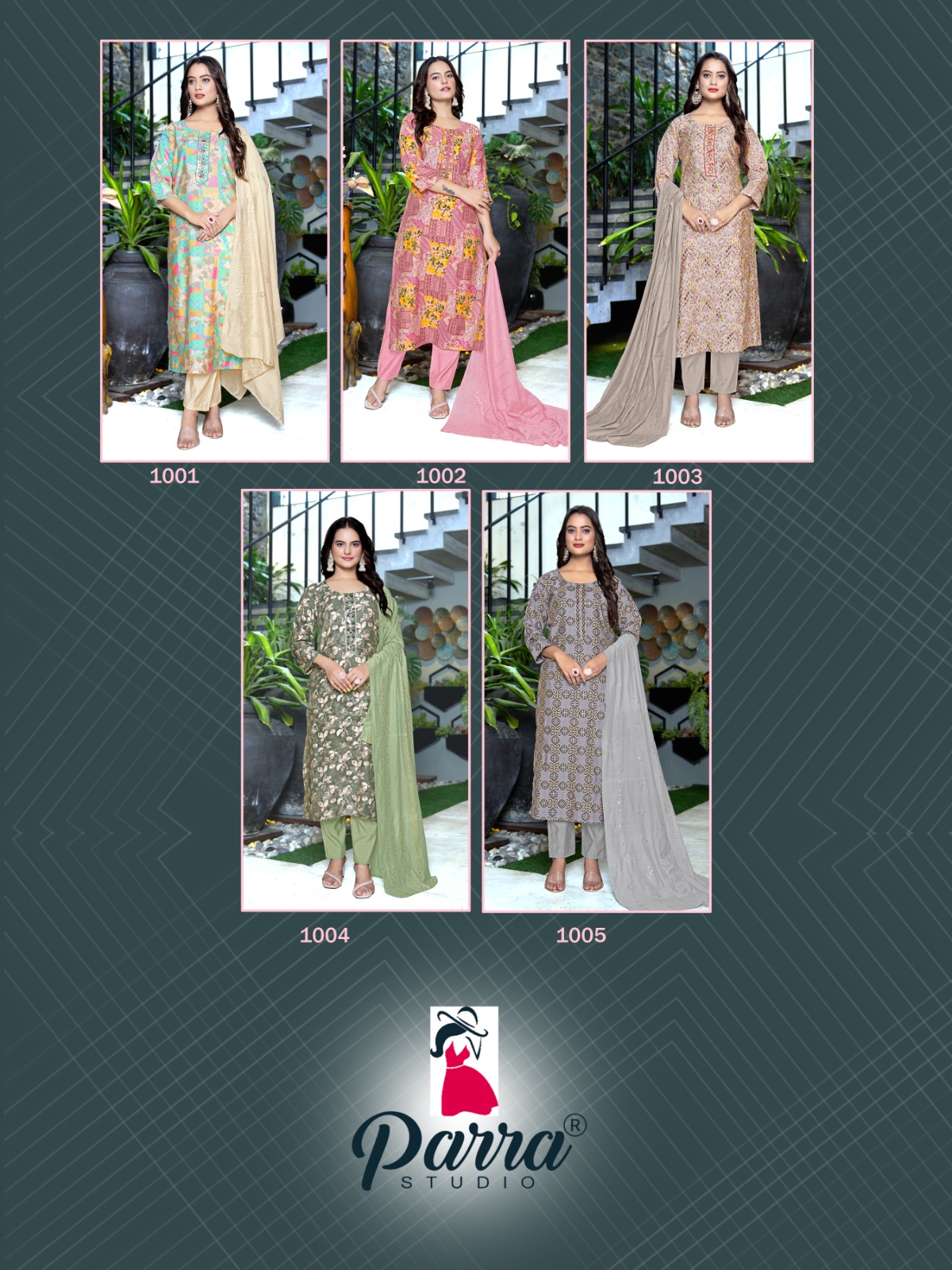 Parra Saloni Chanderi Printed Wholesale Readymade Salwar Suit Collection - Image 6