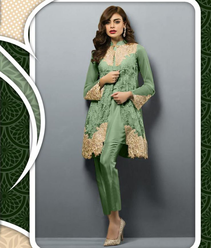 Laxuria Trendz 1423 Organza Wholesale Readymade Tunic Suit Collection