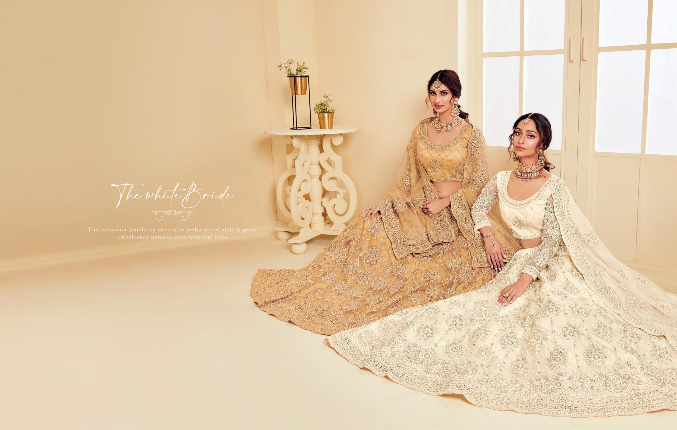 Alizeh Present The White Bride Wedding Wholesale Lehenga Collection - Image 7