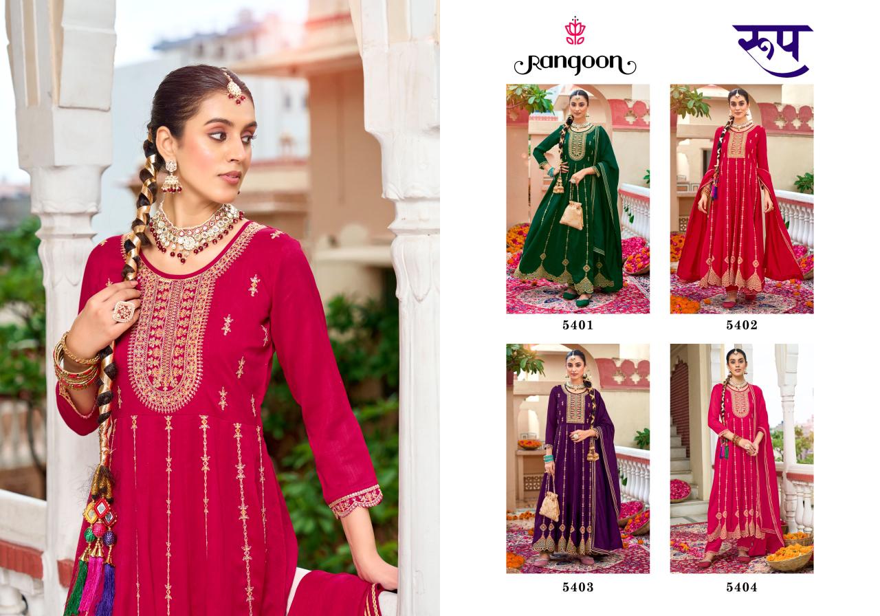 Rangoon Roop Silk Wholesale Readymade Salwar Suit Collection - Image 5