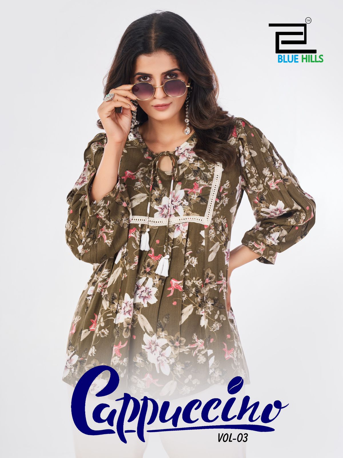 Blue Hills Cappuccino Vol 3 Heavy Wrinkle RayonWholesale Kurti Collection