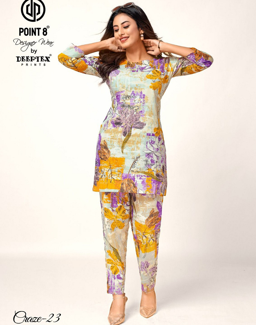 Deeptex Craze 23 Vol 2 Cotton Wholesale Co-Ord Set Collection