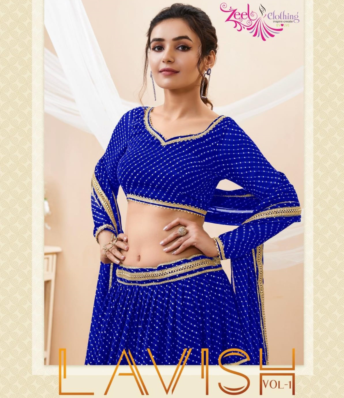 Zeel Kavish Vol 1 Georgette Wholesale Lehenga Collection