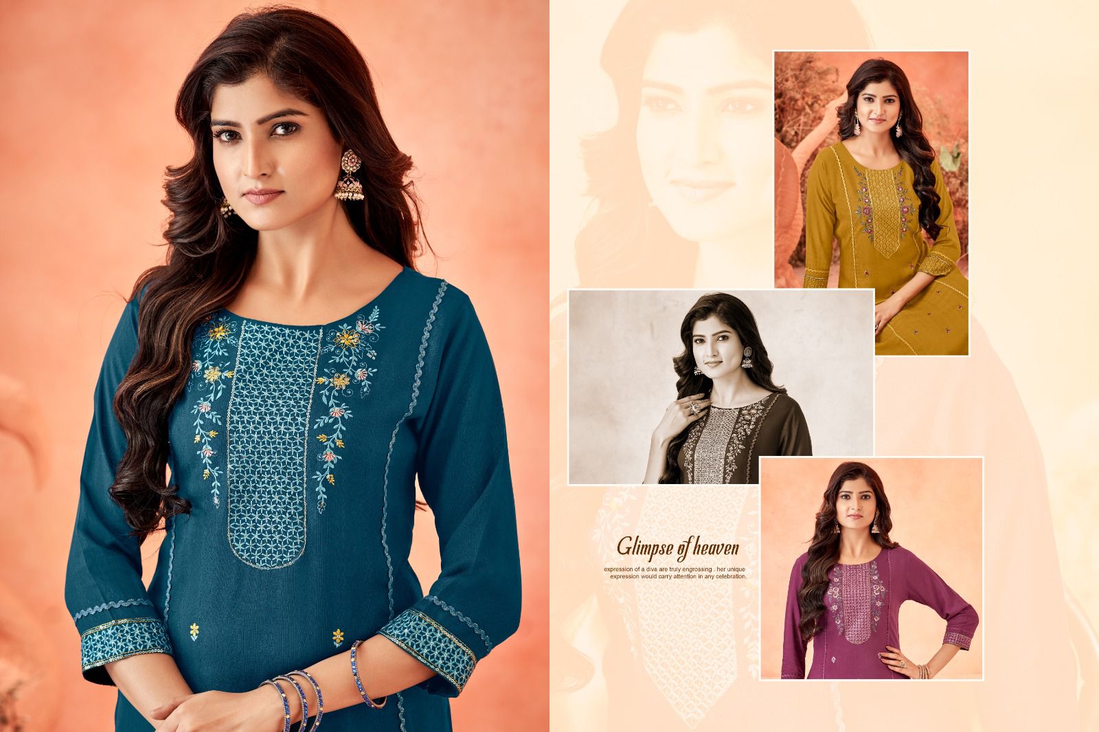Ladies Flavour Serena Vol 10 14 kg Rayon Dobby Wholesale Fancy Kurti Collection - Image 2
