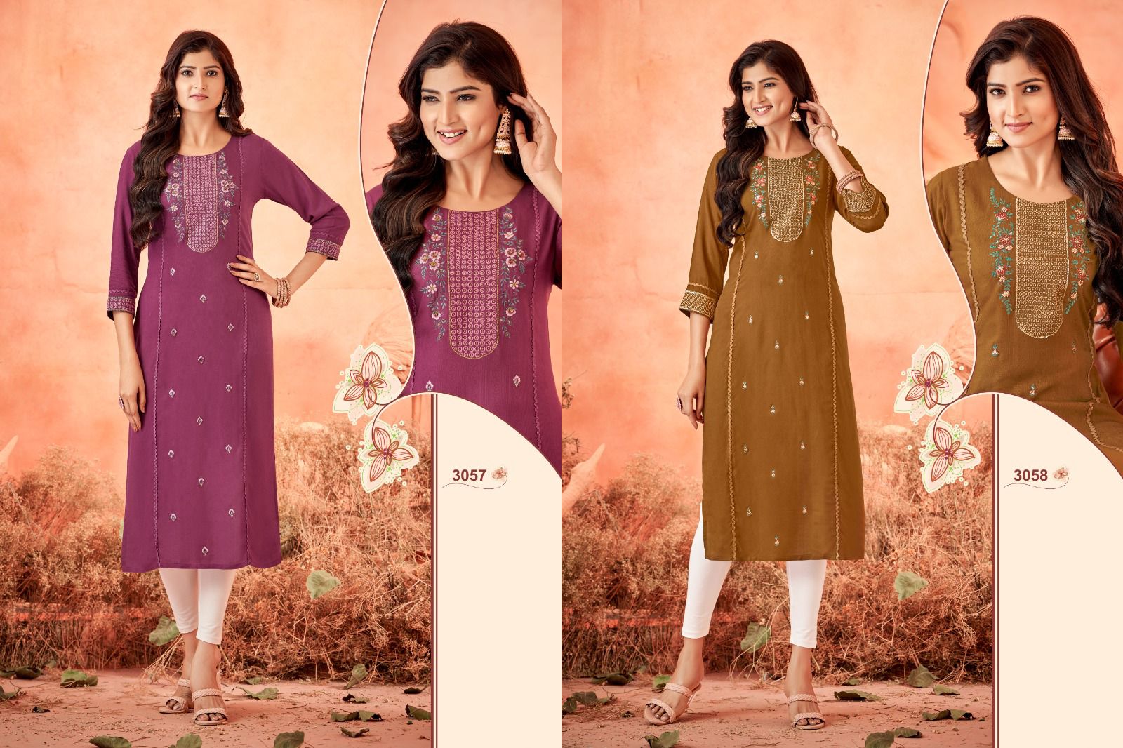Ladies Flavour Serena Vol 10 14 kg Rayon Dobby Wholesale Fancy Kurti Collection - Image 3
