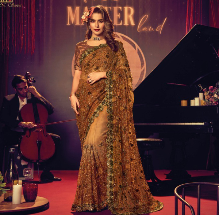 M.n 6700 Series Fancy Wholesale Designer Sarees Collection