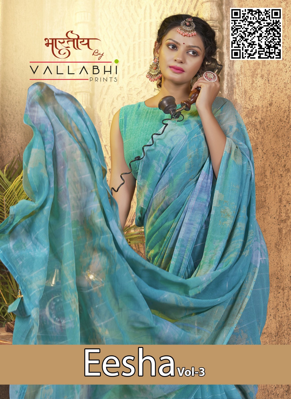 Vallabhi Print Eesha 3 Georgette Wholesale Sarees Collection