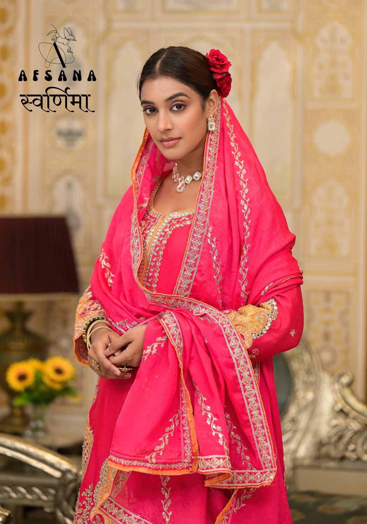 Afsana Swarnima Chinon Wholesale Designer Readymade Salwar Suit Collection - Image 6