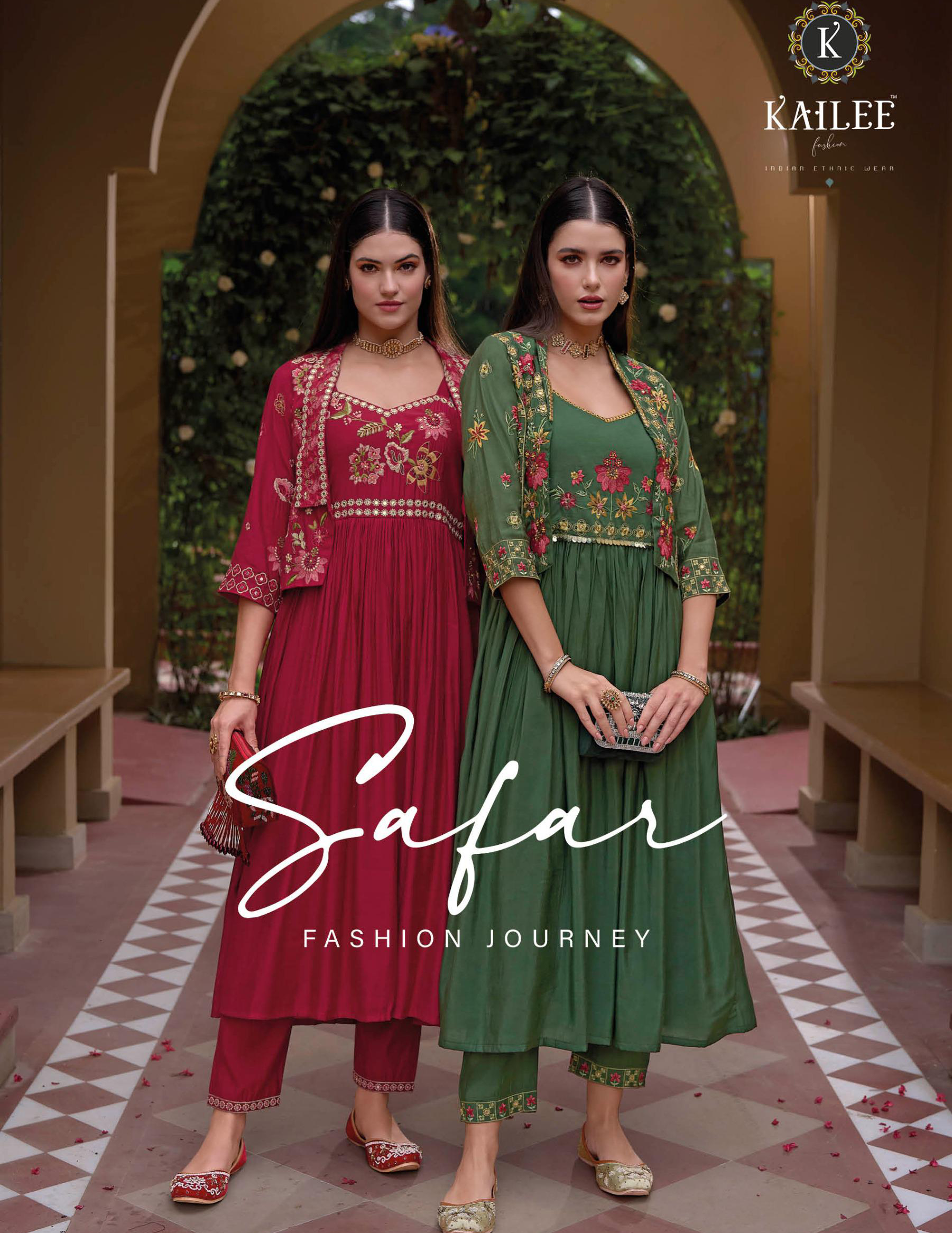 Kailee Fashion Safar Pure Viscose Silk Wholesale Readymade Salwar Suit  Collection