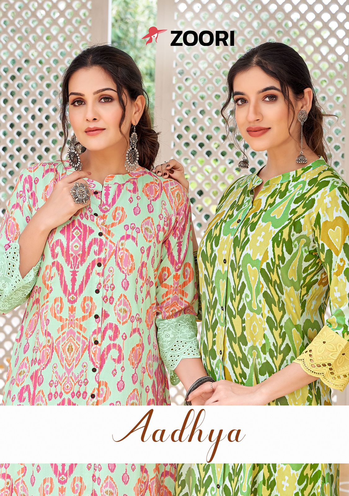 Zoori Adhya Rayon Print Wholesale Fancy Kurtis Catalog