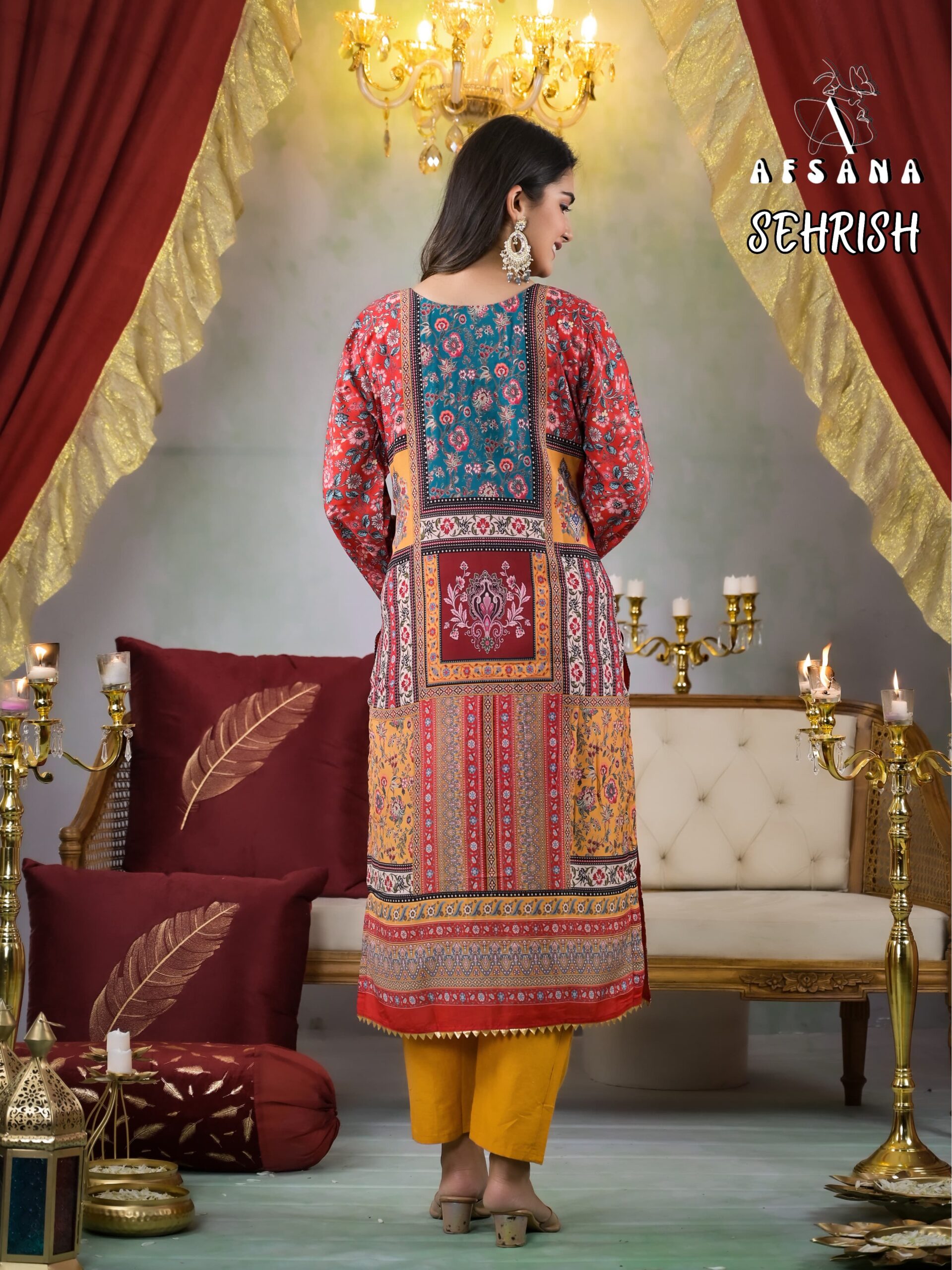 Afsana Sehrish Muslin Wholesale Readymade Salwar Suit Catalog - Image 2
