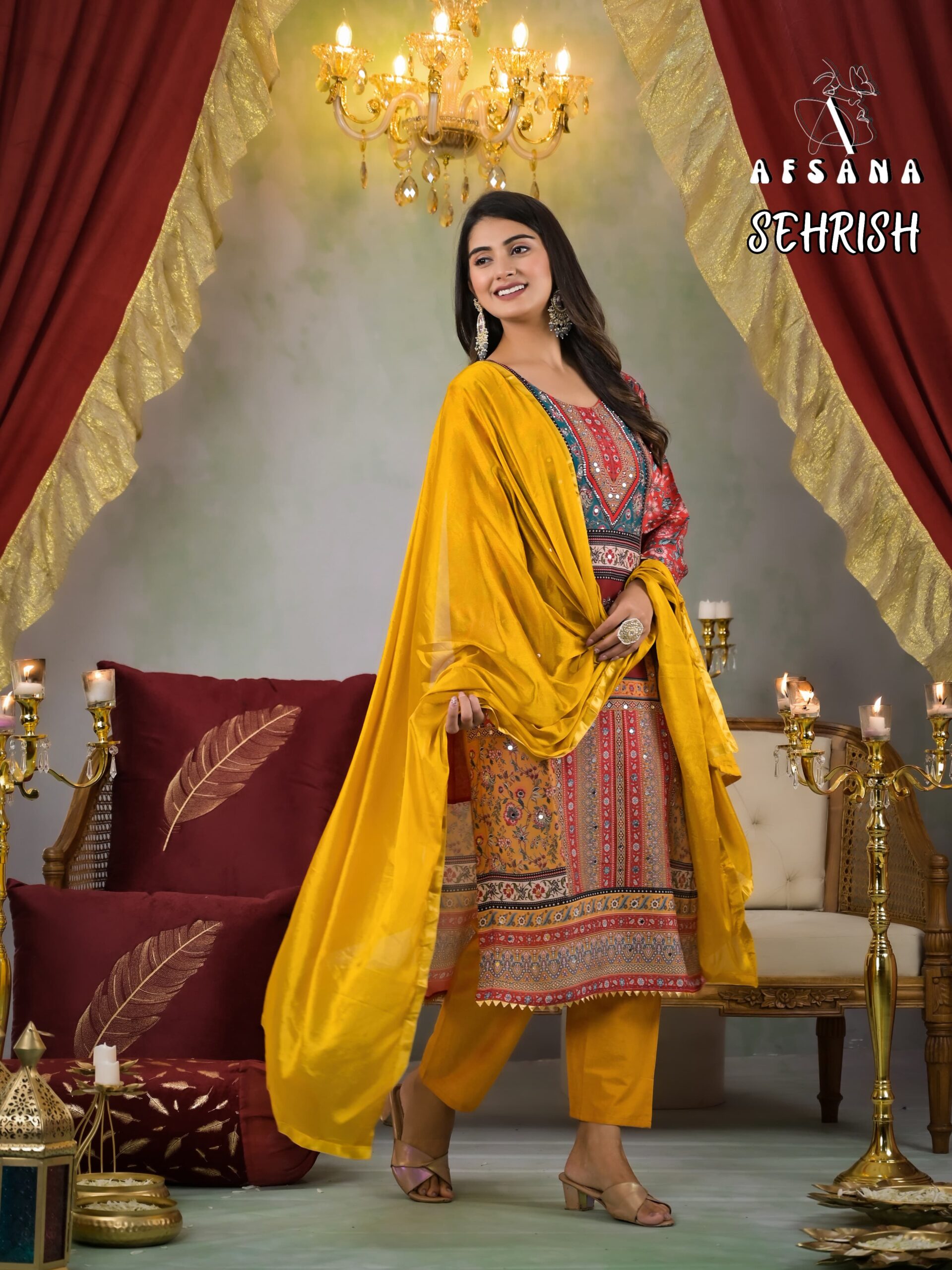 Afsana Sehrish Muslin Wholesale Readymade Salwar Suit Catalog - Image 5