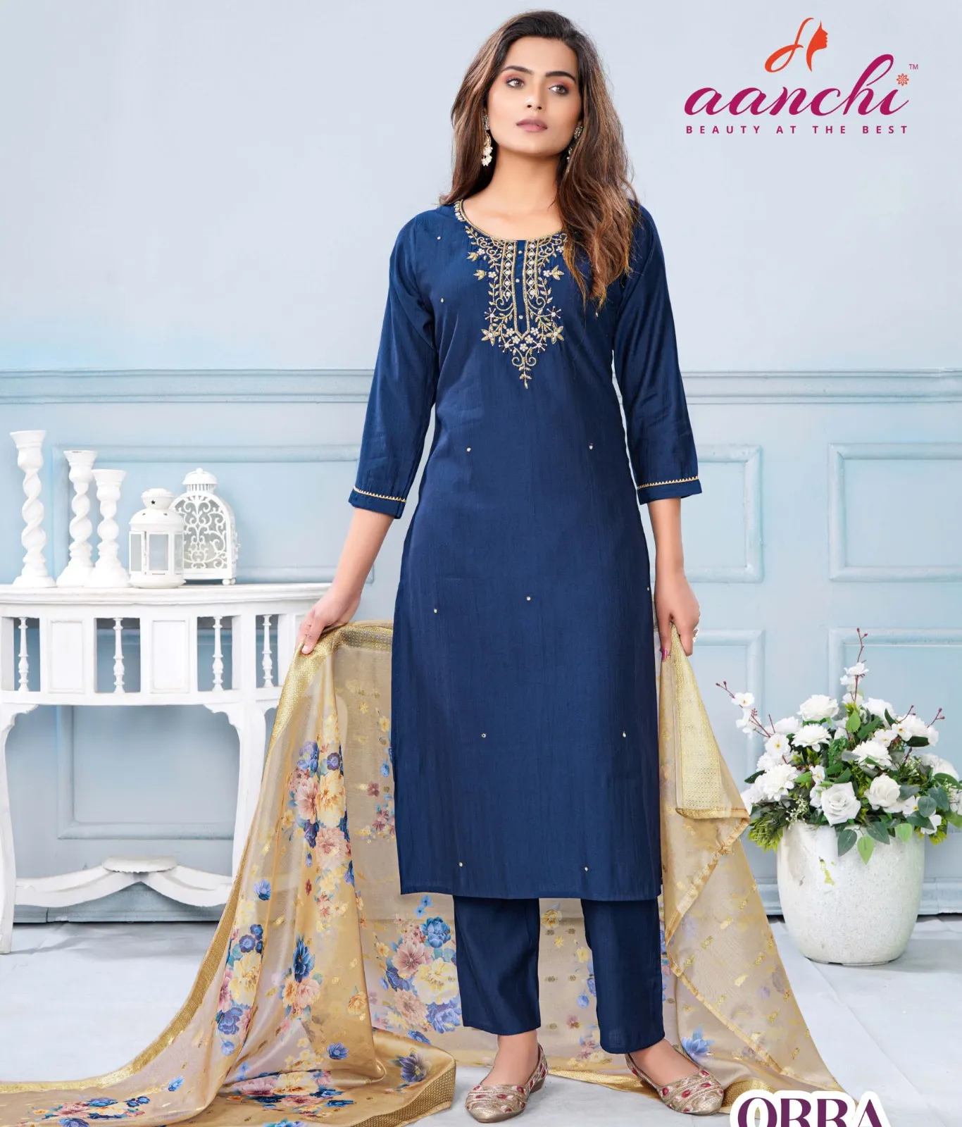 Aanchi Orra Fancy Wholesale Readymade Salwar Suits Collection