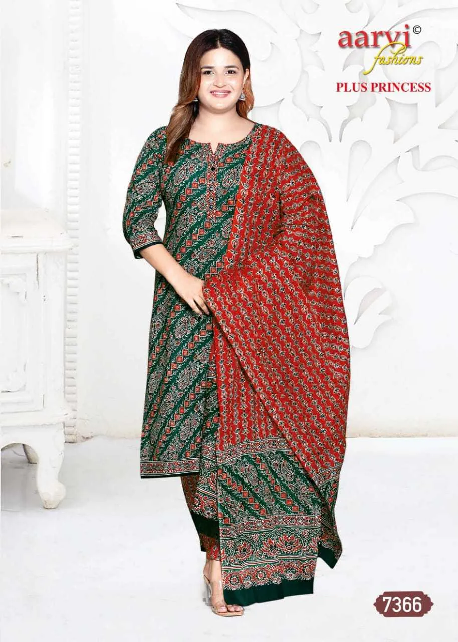 Aarvi Plus Princess Vol 2 Pure Cotton Wholesale Readymade Salwar Suit Collection - Image 3