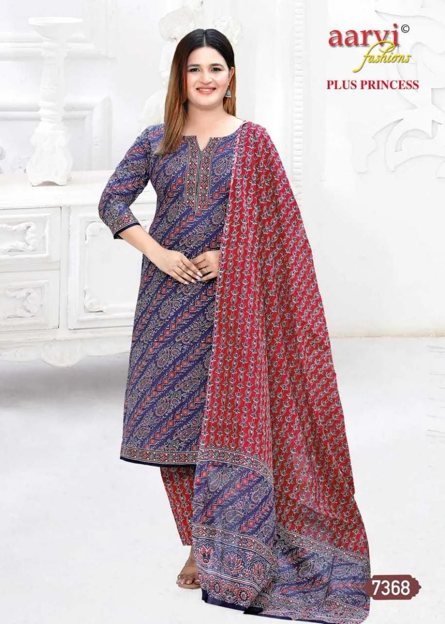 Aarvi Plus Princess Vol 2 Pure Cotton Wholesale Readymade Salwar Suit Collection - Image 6