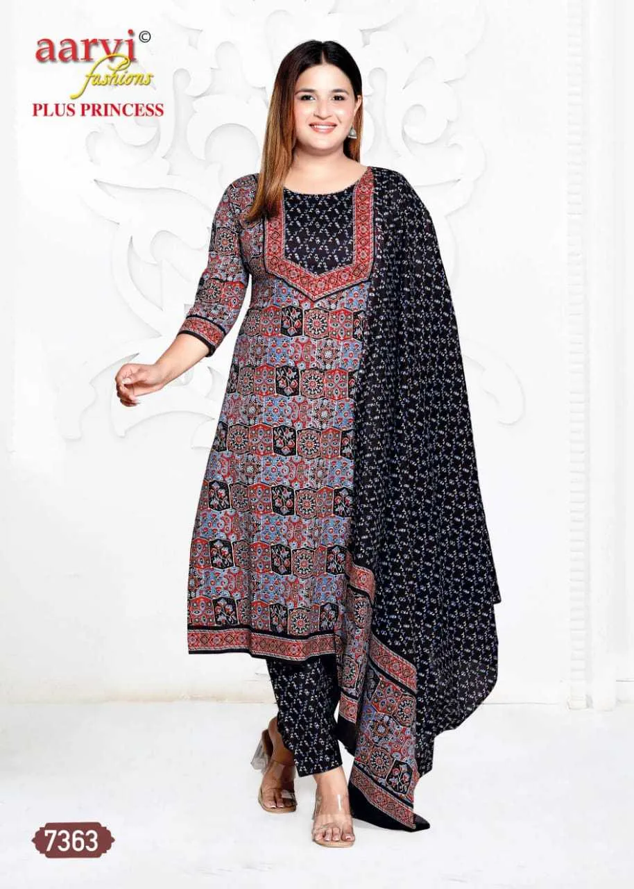 Aarvi Plus Princess Vol 2 Pure Cotton Wholesale Readymade Salwar Suit Collection - Image 8