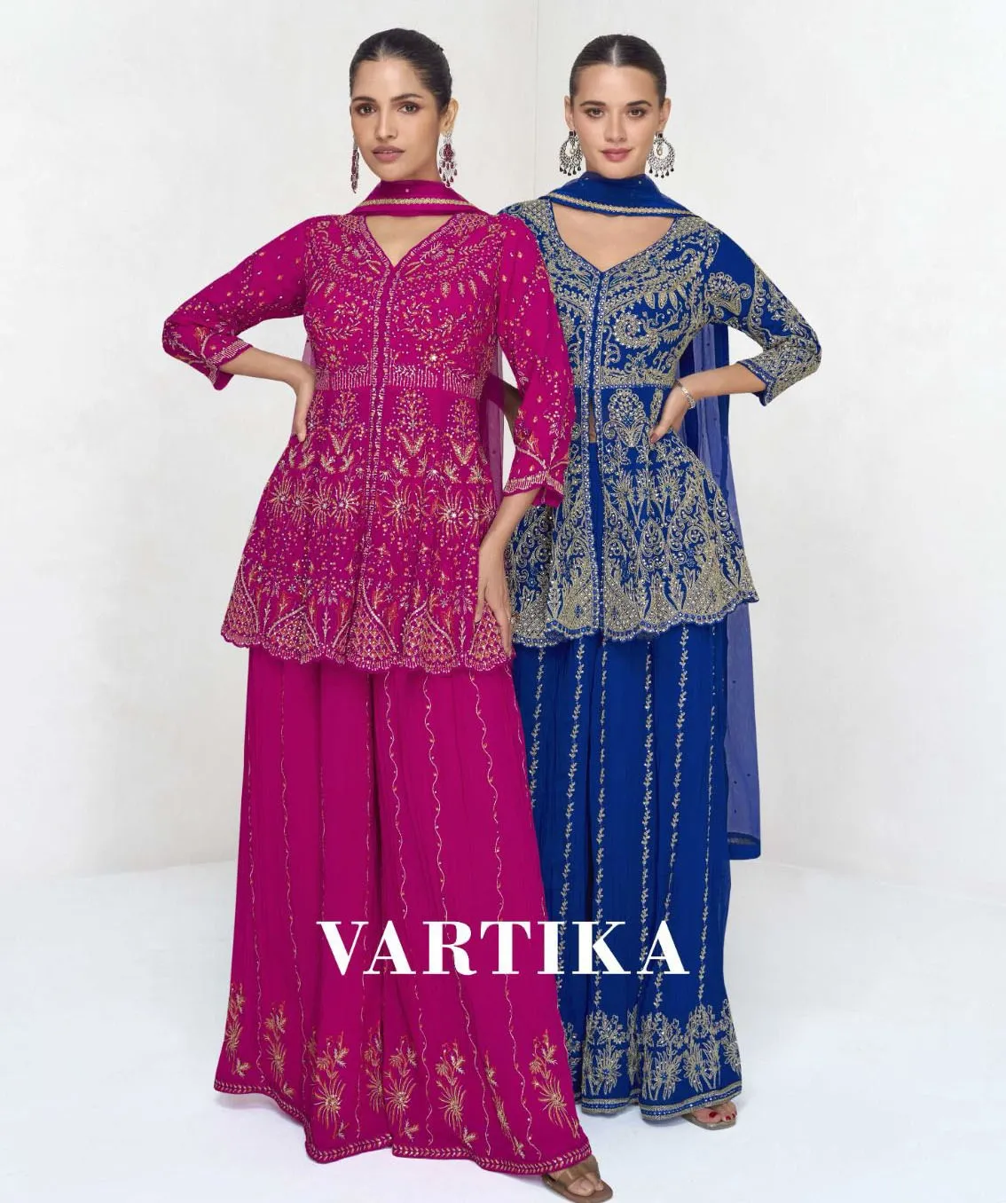 Aashirwad Vartika Real Georgette Wholesale Readymade Salwar Suit Collection