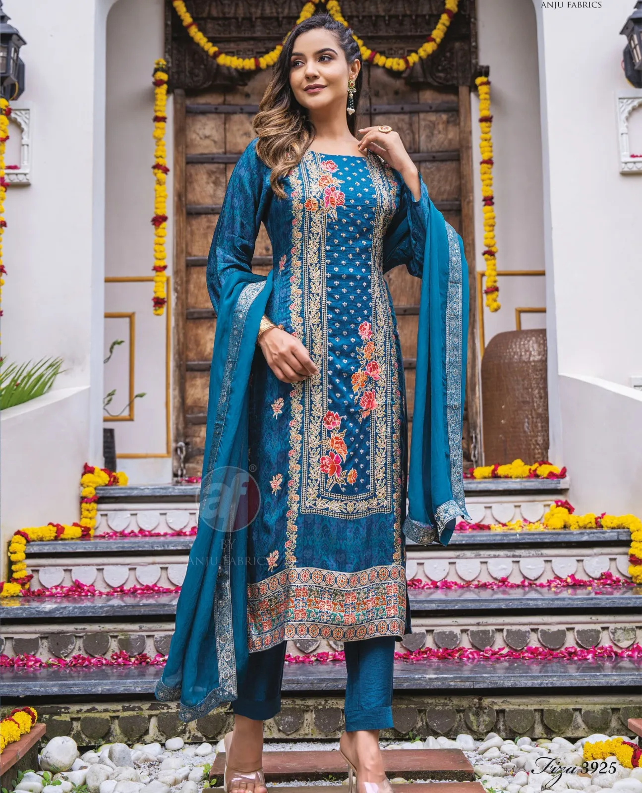 Af Fiza Vol 2 Dola Jecquard Wholesale Readymade Salwar Suit Collection
