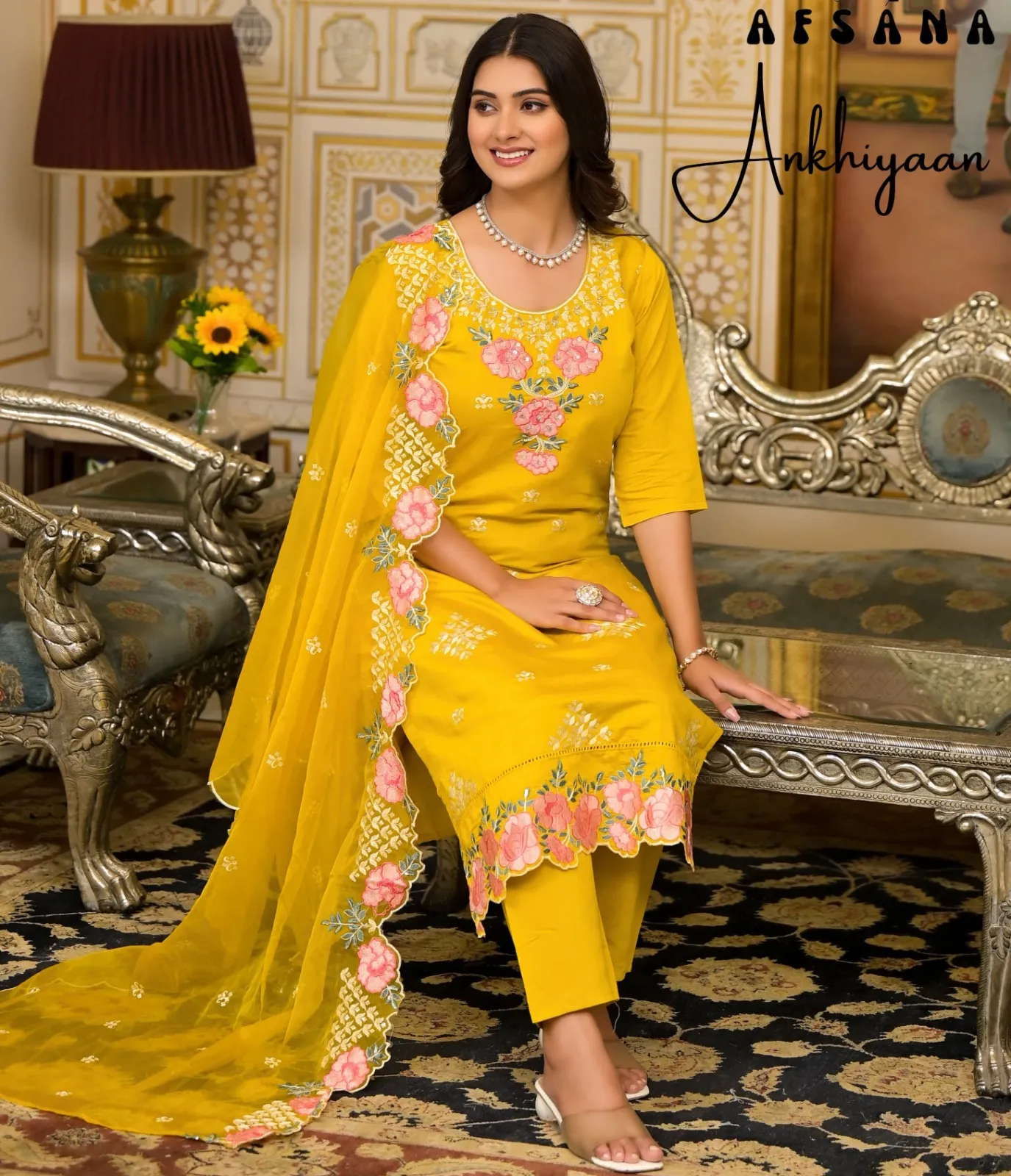Afsana Ankhiyaan Viscose Rayon Wholesale Readymade Salwar Suit Collection