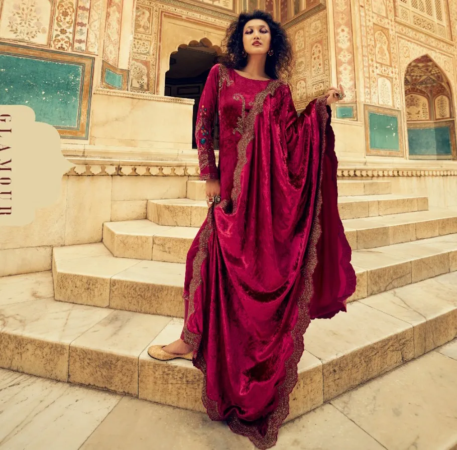 Aiqa Sastra Pure Velvet Wholesale Winter Collection