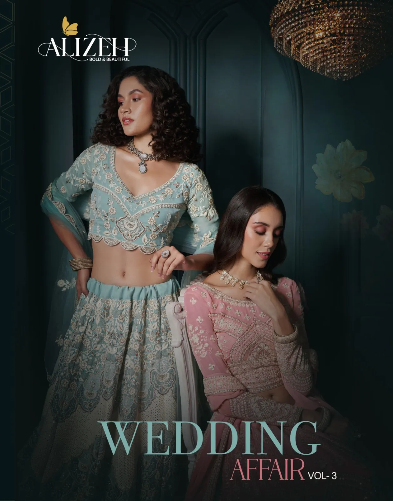 Alizeh Wedding Affair Vol 3 Georgette Net Wholesale Designer Lehenga Collection