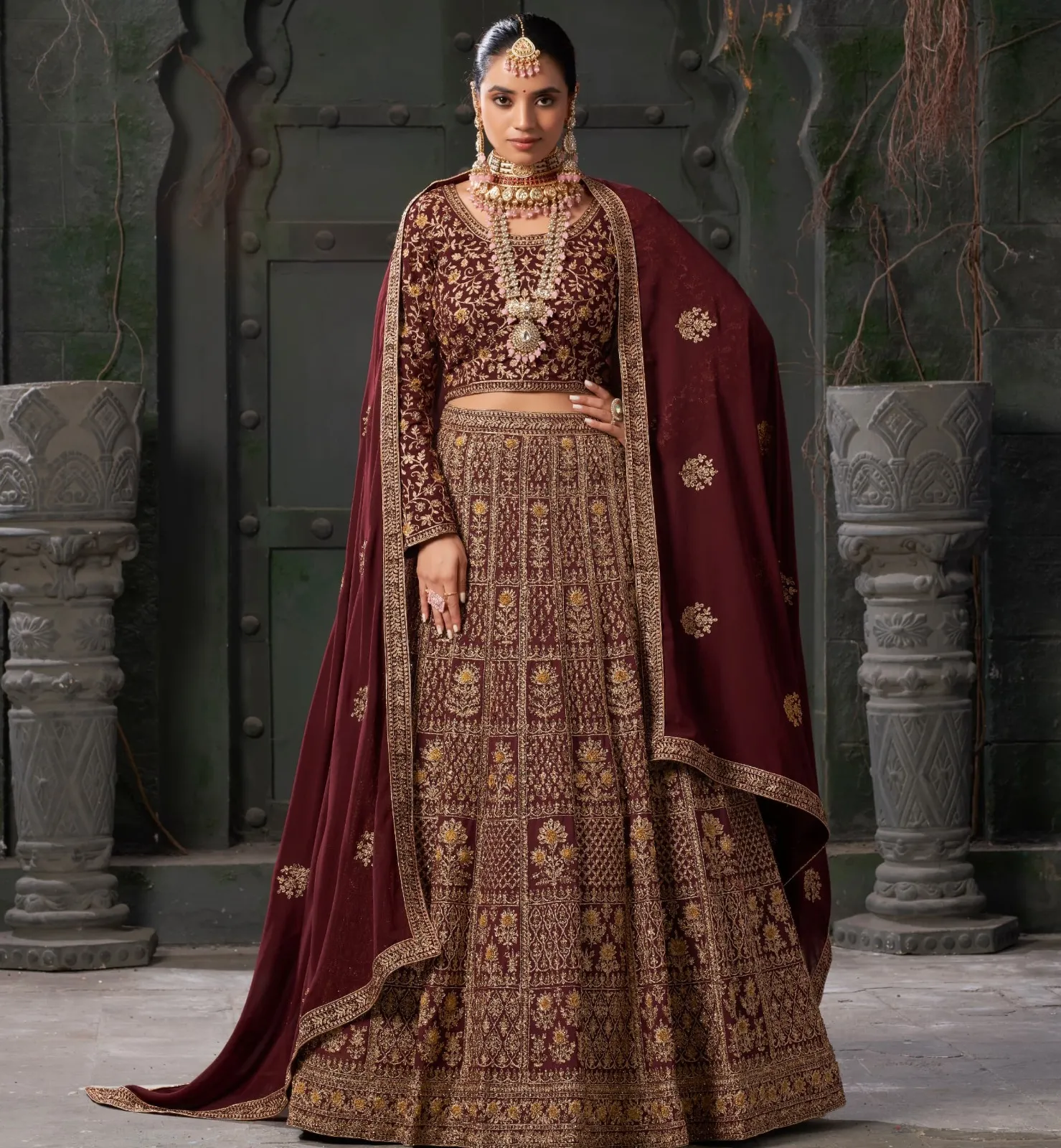 Anantesh Nikaah The Wedding Vibes Vol 1 Colour Addition Georgette Wholesale Designer Lehenga Collection