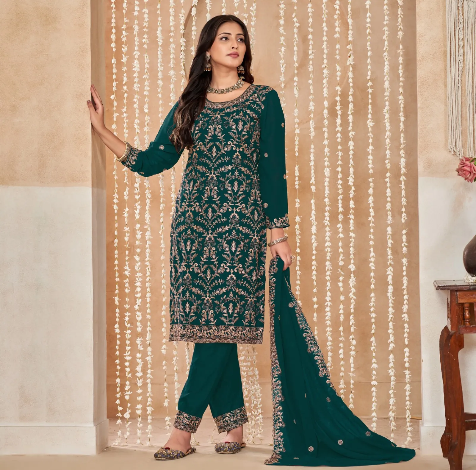 Anjubaa Vol 36 Georgette Wholesale Designer Salwar Suit Collection