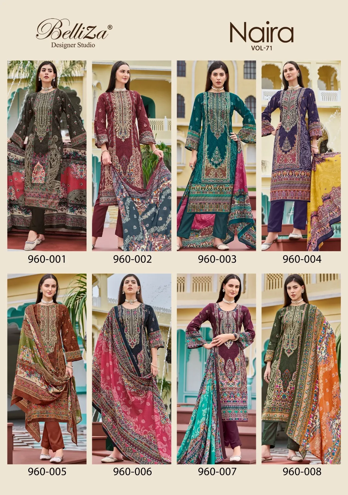 Belliza Naira Vol 71 Cotton Printed Wholesale Pakistani Salwar Suit Collection - Image 7