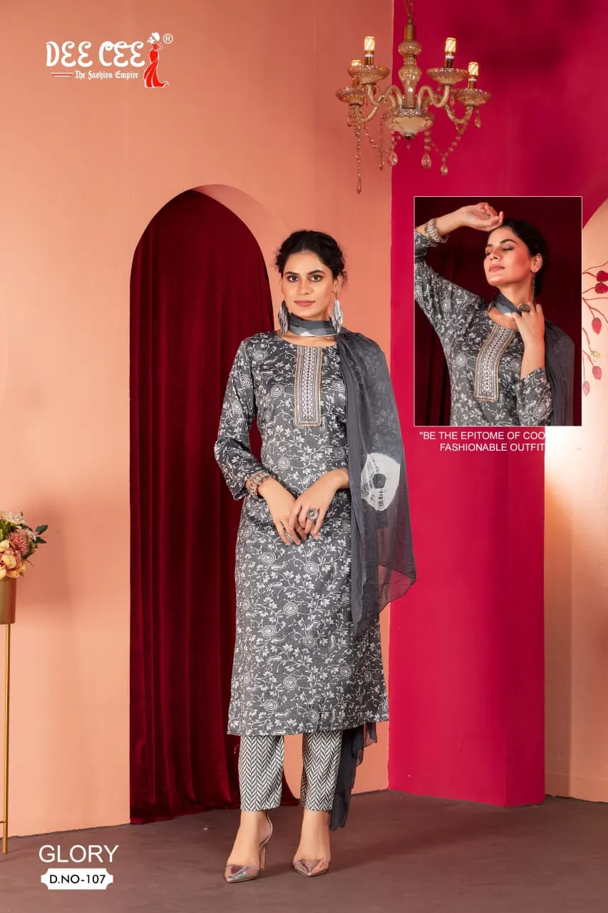 Deecee Glory Capsule Print Wholesale Readymade Salwar Suit Collection - Image 2