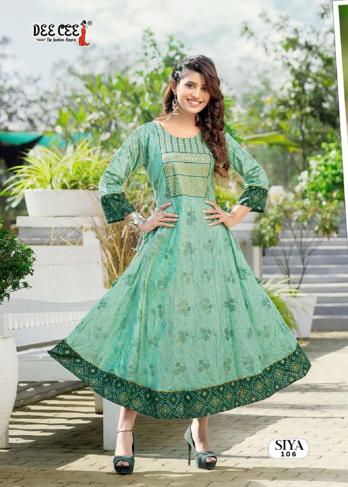 Deecee Siya Rayon Wholesale Designer Fancy Kurti Collection — Rayon Kurti, Vardan Ethnic wholesale from Surat - Gallery Image 2