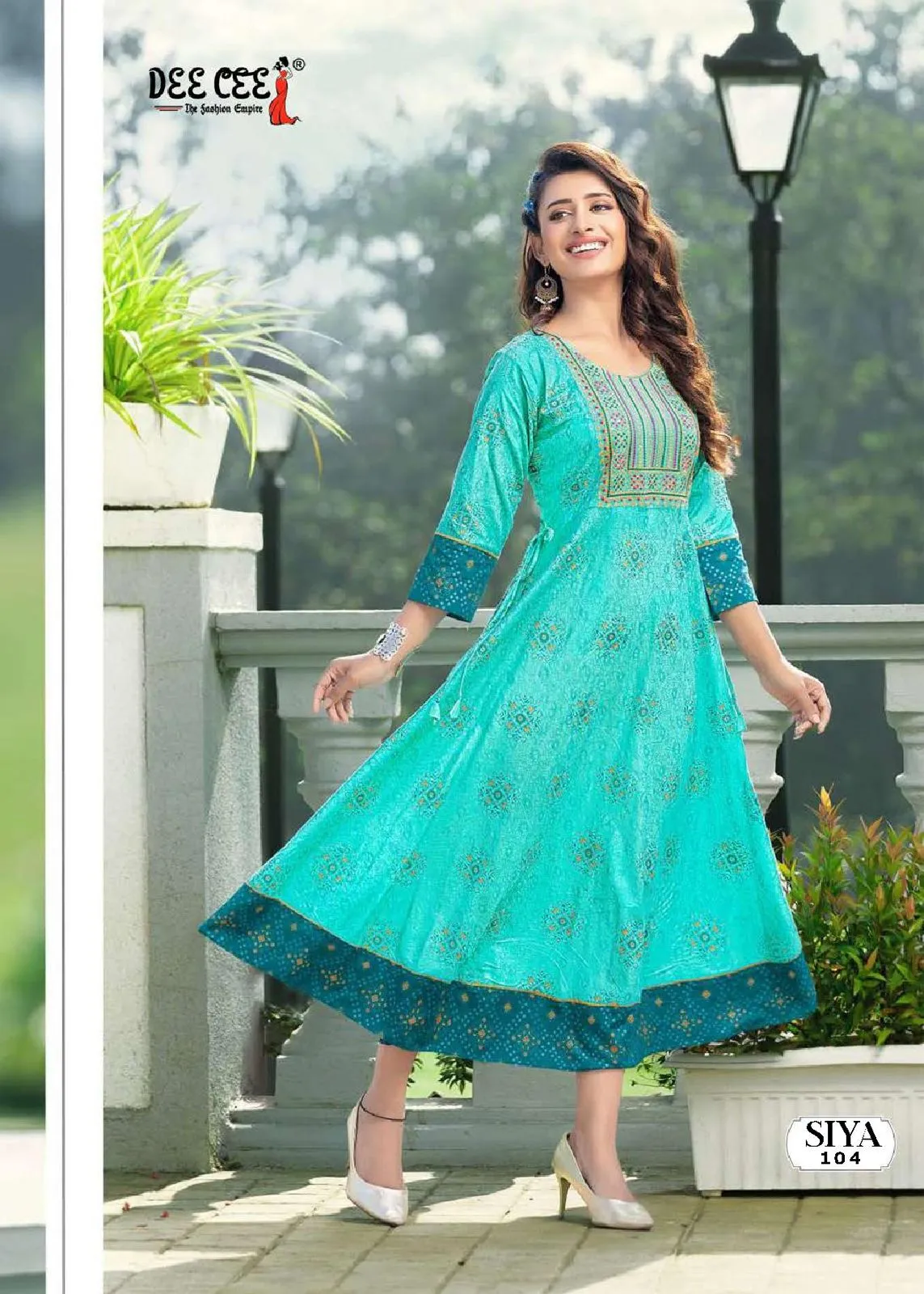 Deecee Siya Rayon Wholesale Designer Fancy Kurti Collection — Rayon Kurti, Vardan Ethnic wholesale from Surat - Gallery Image 3