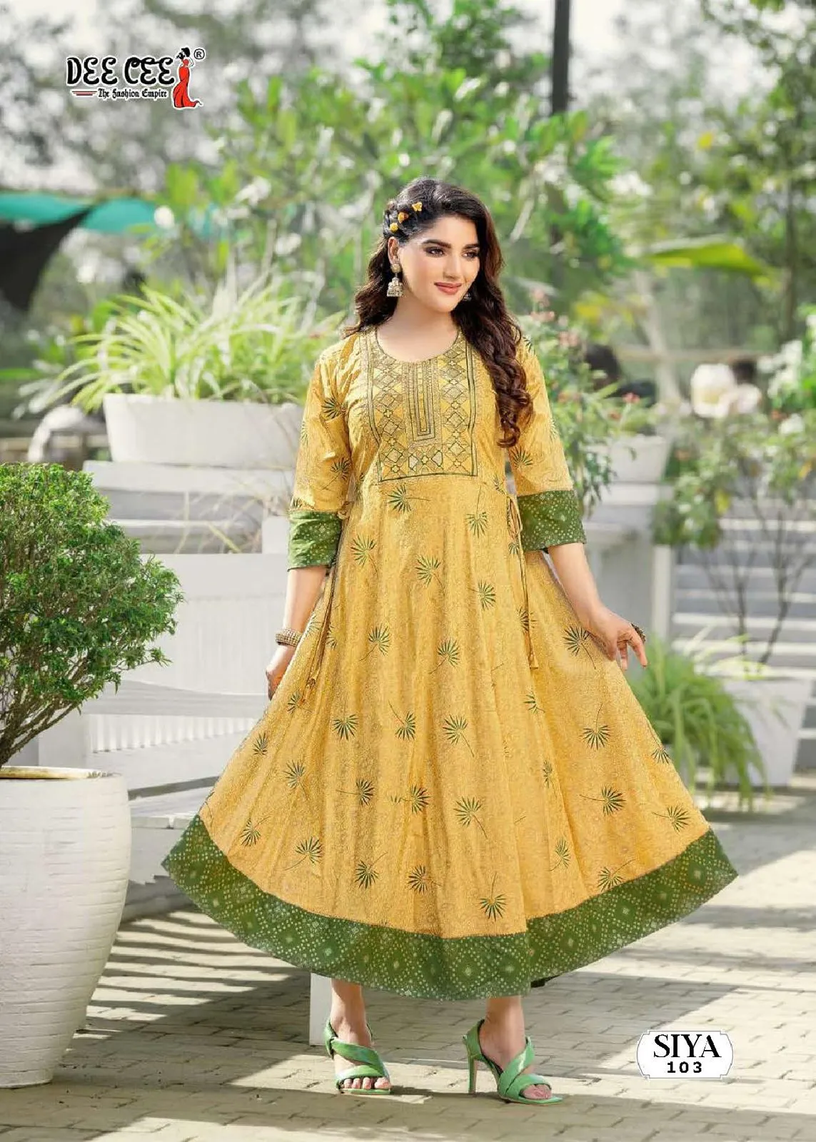 Deecee Siya Rayon Wholesale Designer Fancy Kurti Collection — Rayon Kurti, Vardan Ethnic wholesale from Surat - Gallery Image 7