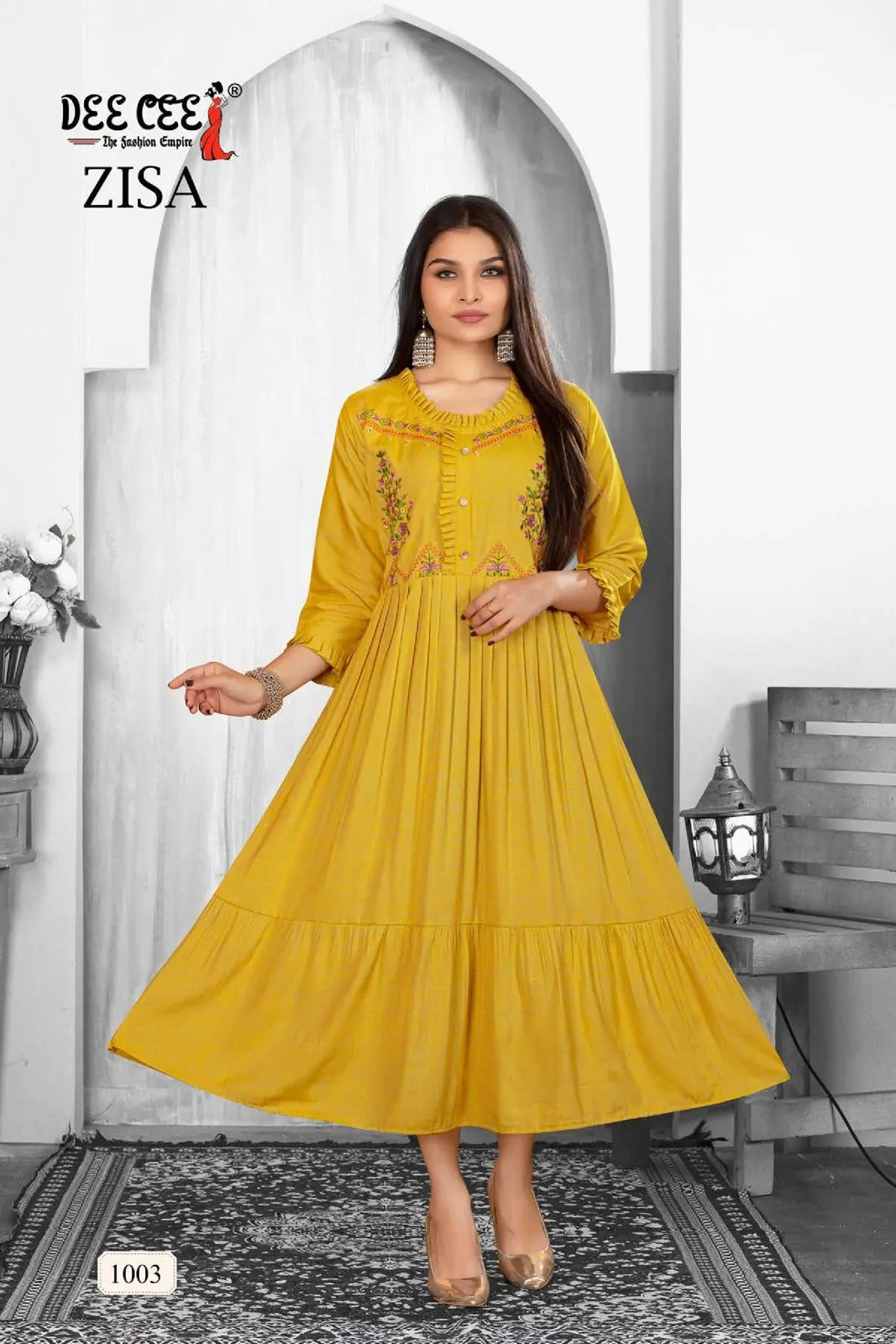 Deecee Zisa Rayon Plain Wholesale Kurtis Collection - Image 6