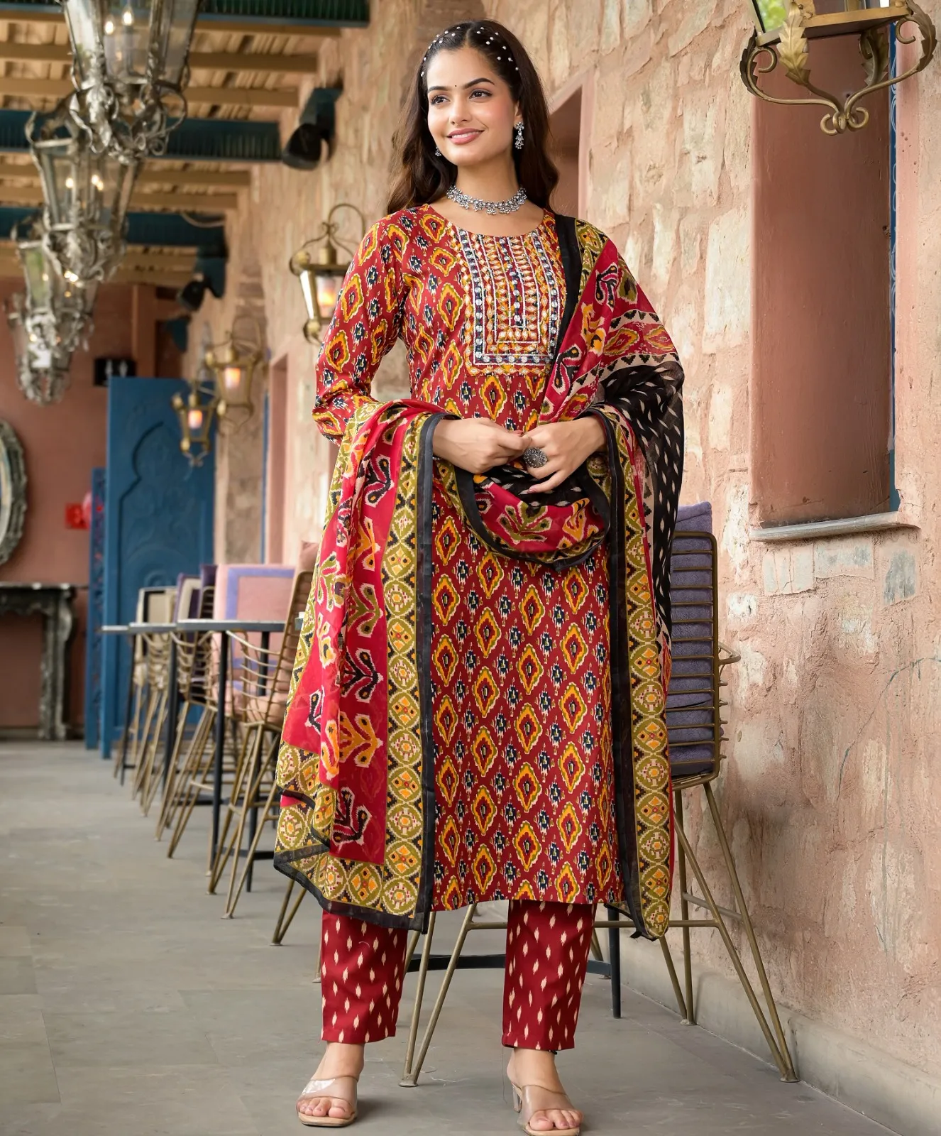 Dhruvi 202 Rayon Wholesale Readymade Salwar Suit Collection