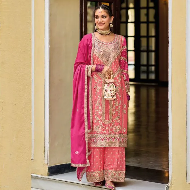 Eba Surili Nx Chinon Embroidered Wholesale Designer Salwar Suit Collection