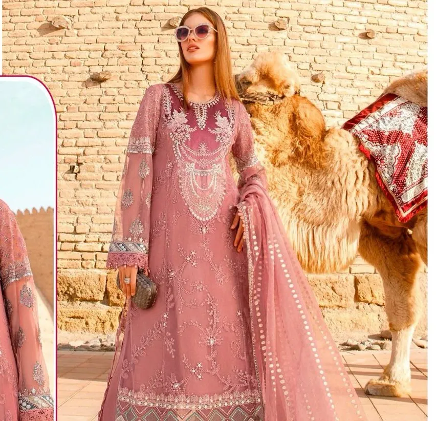 Fepic C 1343 Organza Wholesale Pakistani Salwar Suit Collection