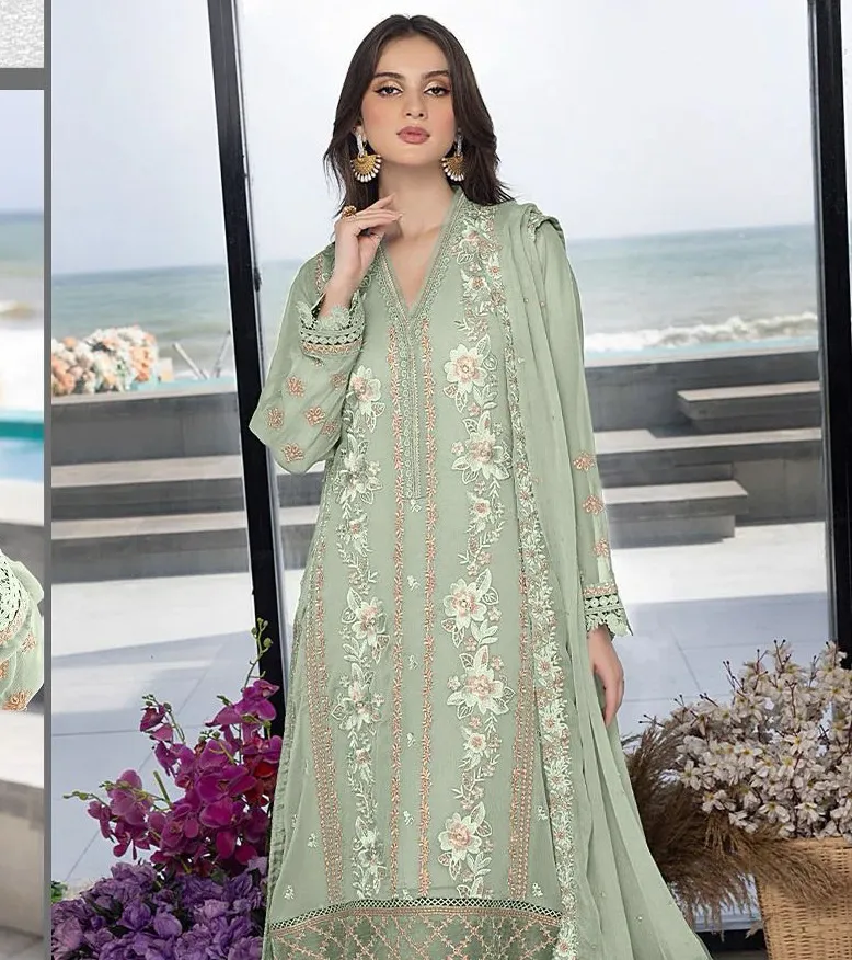 Fepic C 1609 DEF Georgette Wholesale Pakistani Salwar Suit Collection