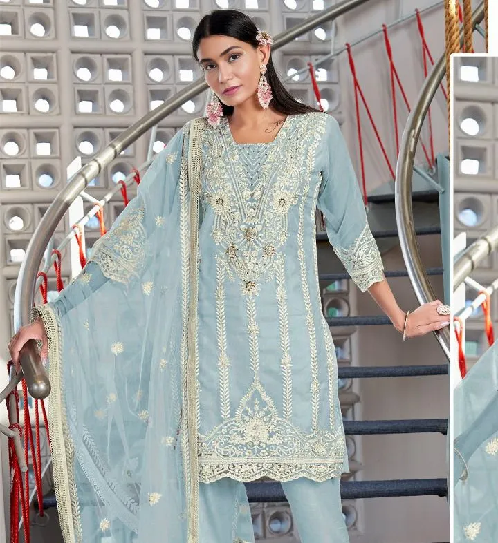 Fepic iR 21213 Organza Wholesale Pakistani Salwar Suit Collection