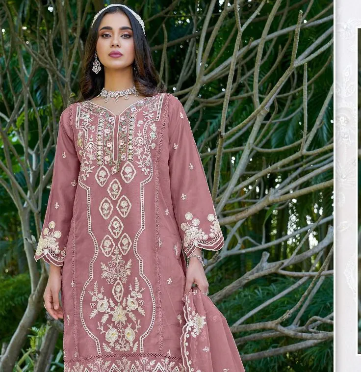 Fepic iR 21214 Organza Wholesale Pakistani Salwar Suit Collection