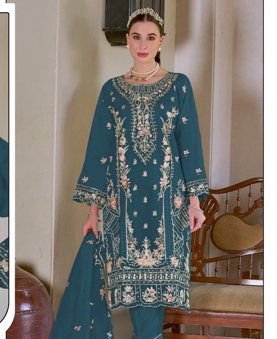 Fepic SR 3302 Organza Wholesale Pakistani Readymade Salwar Suit Collection