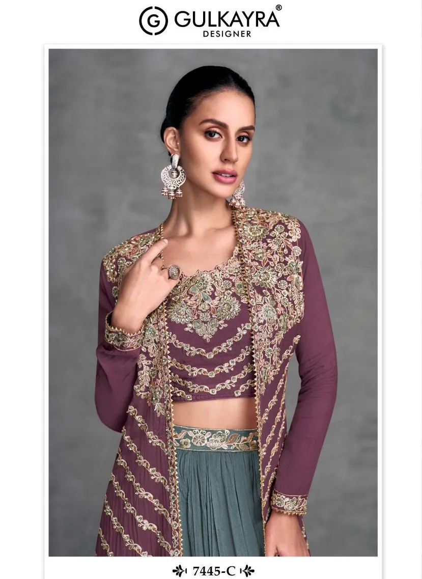 Gulkayra Designer Khusi Real Chinon Wholesale Designer Salwar Suit Collection