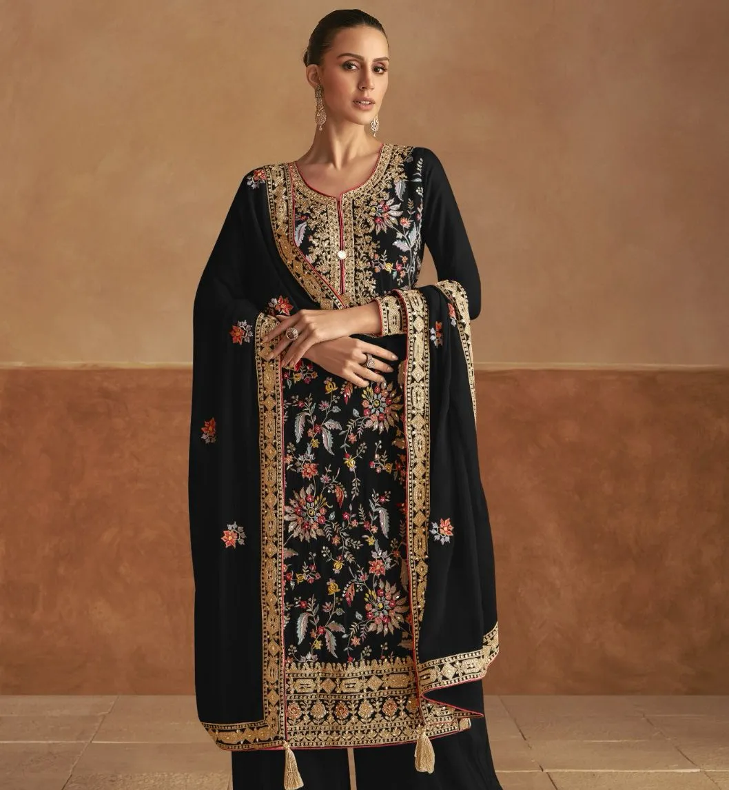 Gulkayra Lahza Chinon Wholesale Designer Salwar Suits Collection