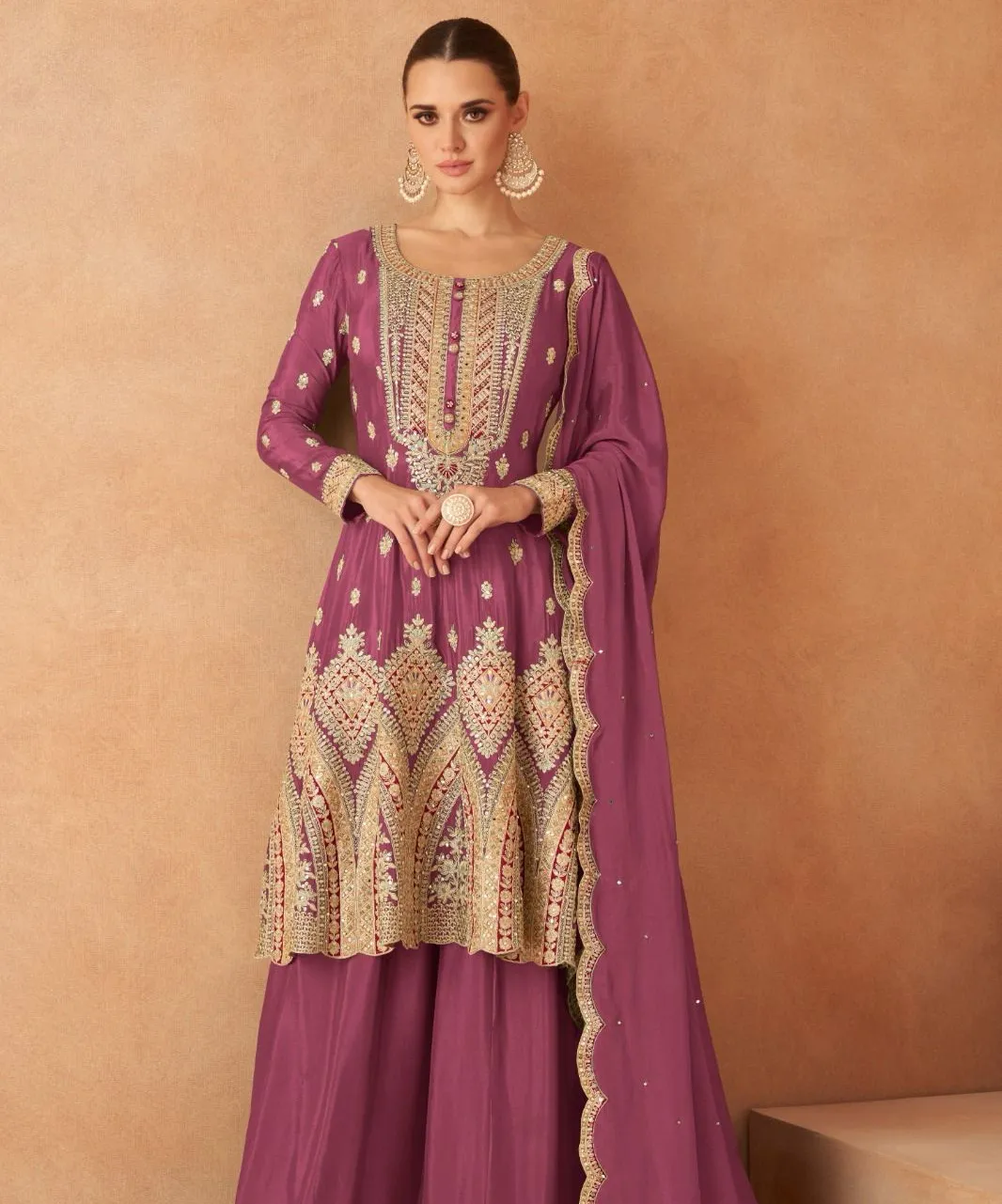 Gulkayra Maahi Chinon Wholesale Readymade Salwar Suit Collection