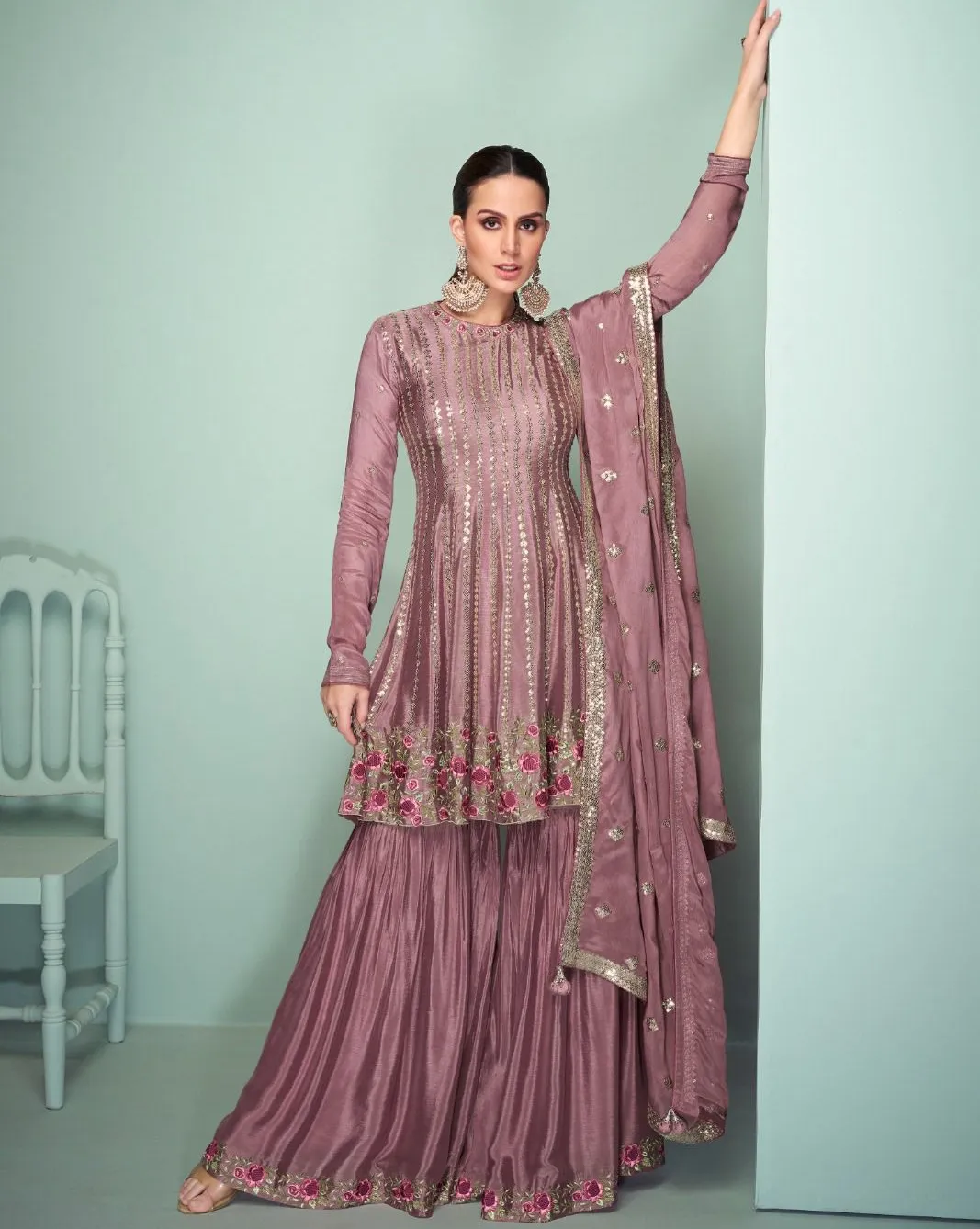 Gulkayra Riwayat Designer Chinon Wholesale Readymade Salwar Suit Collection