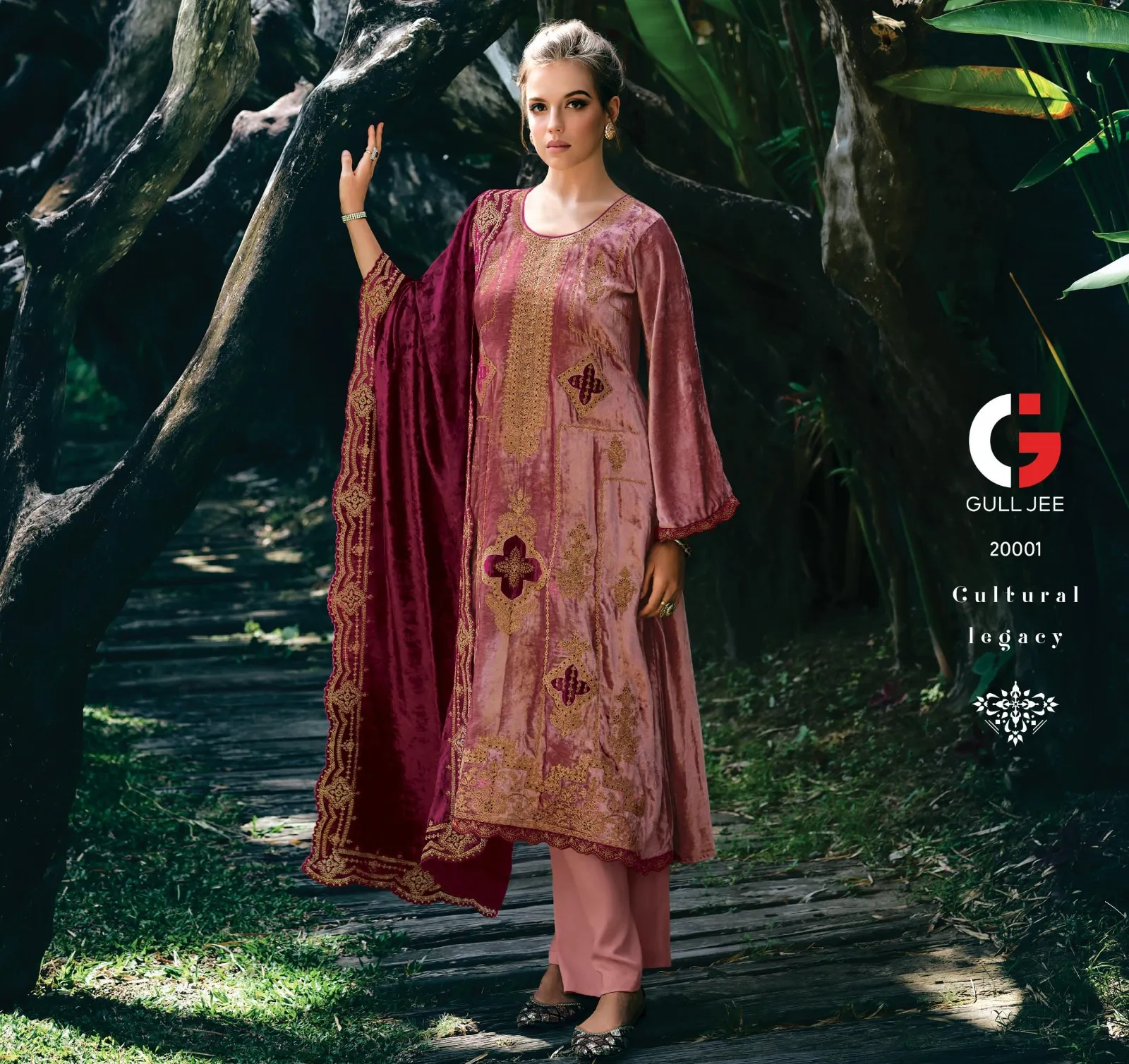 Gull Jee Nasreen Velvet Wholesale Winter Collection